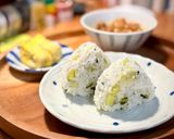 吻仔魚小松菜三角飯糰的食譜步驟6照片