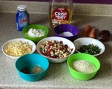 A picture of step 1 of Semolina muffins.