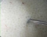 A picture of step 3 of Sabudana kheer.