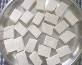 A picture of step 1 of Chilli Paneer Dry.