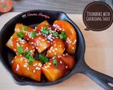 Foto langkah ke 5 dari resep Tteokboki with Gochujang Sauce.