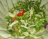 A picture of step 2 of Cabbage and lettuce salad.