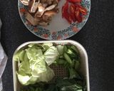 A picture of step 1 of Mixed vege.