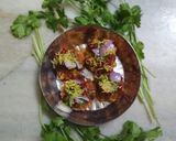 A picture of step 3 of Sabudana vada.