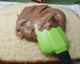 Foto del paso 5 de la receta: Bizcocho de coco, trufa y yema tostada