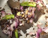 A picture of step 3 of Mint biryani.