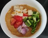 A picture of step 3 of Paneer tikka.