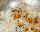 A picture of step 1 of Tricolour Pulao.