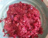 A picture of step 2 of Beetroot Tikki.