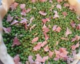 Une image de l'étape 2 de Quiche petits pois jambon.