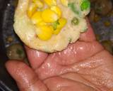 Corn stuffed semolina balls recipe step 5 photo