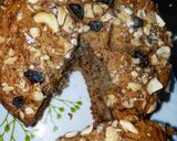 A picture of step 10 of Healthy Wheat Date Nutty cake.