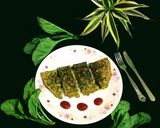 A picture of step 9 of Spinach Mushroom Omelette.