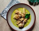 Foto langkah ke 6 dari resep Opor Kuning Ayam Kampung.