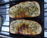 Foto del paso 5 de la receta: Suprema entre panes de estragón y ensalada de rúcula y parmesano
