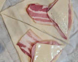 Foto del paso 2 de la receta: Mini croissant de bacon, jamón y queso