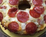 A picture of step 8 of Pizza monkey bread.