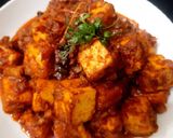 A picture of step 5 of Dhaba style Paneer Masala.