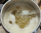 A picture of step 3 of Elderflower Syrup.