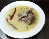 A picture of step 6 of Mutton Razala.