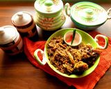 ইলিশ মাছের মাথা দিয়ে কচুরলতি(ilisher matha diye kachurloti recipe in Bengali) রেসিপি ধাপ - 3 ছবি