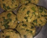 A picture of step 2 of Raw Banana cutlets.