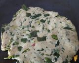 A picture of step 4 of Jowari Roti open sandwich.