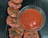 A picture of step 6 of Oat vegetable tikki.