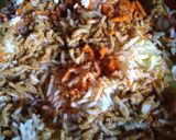 A picture of step 5 of Instant tawa pulao.