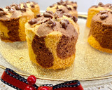 Foto del paso 11 de la receta: Pastelitos marmolados con crema de chocolate