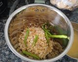 A picture of step 1 of Dahi Vada.