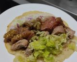 Foto del paso 10 de la receta: Wrap🌯de berenjenas tatemadas🌮, carne de cerdo🍖 y aderezo de yogur🍆🥙🥩