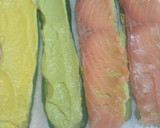 Foto del paso 2 de la receta: Rollitos de calabacín con salmón