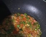 A picture of step 7 of Spicy Egg Noodles Bhel.
