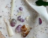 รูปขั้นตอนการทำที่ 3 ของ แกงเลียงสมุนไพรกะทิหัวปลีปลาย่าง🧄🌶️