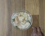 A picture of step 1 of Farali Pattice.