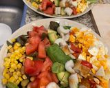 Hình bước làm 5 của món Salad Cobb với bánh cá 🥗 (Cobb salad with fish cake)