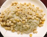 Hình bước làm 1 của món Bún khô xào cồi điệp