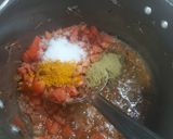 A picture of step 3 of Surmai fish biryani.