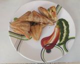 A picture of step 5 of Vegetable sandwich.