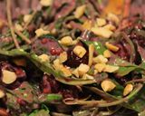 Foto del paso 4 de la receta: Ensalada de rúcula, arándanos y castañas
