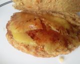 Foto del paso 6 de la receta: Arepa de Zanahoria 🥕con relleno hawaiano!!!😜😜😜🍘🧀🥓🍍🍘