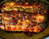 A picture of step 6 of Pork Loin with Figs and Prunes in Wine-Honey Glaze.