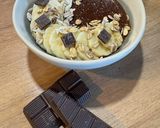 Une image de l'étape 3 de Tapioca au lait végétal, chocolat noir et banane.