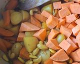 A picture of step 2 of Vegetable Tagine with Dried Fruits.
