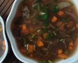A picture of step 8 of Hot and sour veg soup.