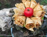 Foto langkah ke 4 dari resep Pangsit Cone Mie.