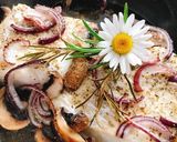 Hình bước làm 3 của món Cá Tuyết Nướng Nấm Mỡ Nâu & Lá Thơm Provence