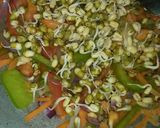 A picture of step 5 of Wok toasted sprout.