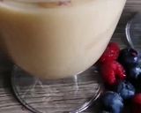 Une image de l'étape 5 de Flan coulis Framboises.
